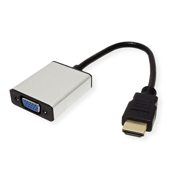Value Adapter HDMI - VGA jelátalakító, Audio, M/F (12.99.3119-10)