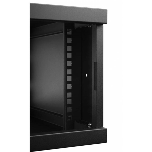 Stalflex 4U fali rack szekrény 19" 350mm fekete (RC19-4U-350MB)