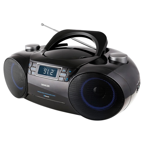 Sencor SPT 4700 FM rádió CD/BT/MP3/SD/USB/AUX fekete