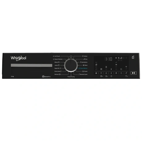 Whirlpool WP E12X WBS EE Hőszivattyús szárítógép Fehér/Fekete - 12 kg, E energiaosztály