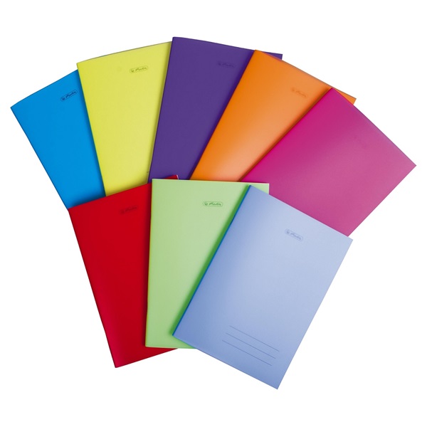 Herlitz PP A4 60lapos vonalas vegyes színű füzet Herlitz PP A4 60lapos vonalas vegyes színű füzet
