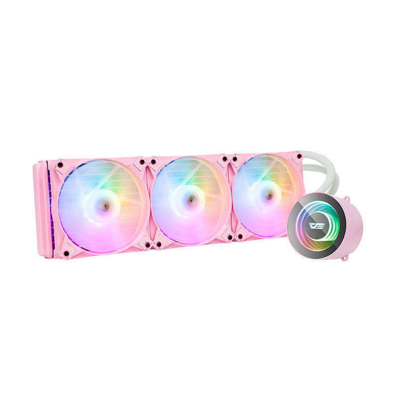 PC Water Cooling AiO Darkflash DX360 RGB 3x 120x120 Pink PC Water Cooling AiO Darkflash DX360 RGB 3x 120x120 Pink