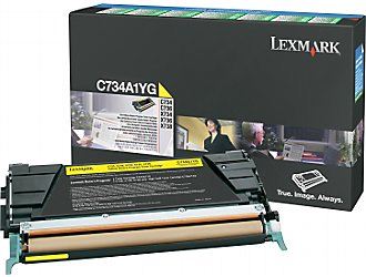 Lexmark C734A1YG sárga toner