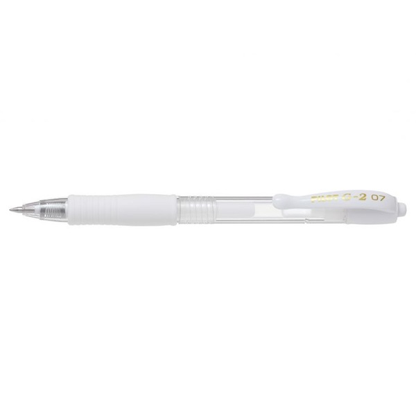 Pilot G2 0,7mm zselés fehér rollerirón Pilot G2 0,7mm zselés fehér rollerirón