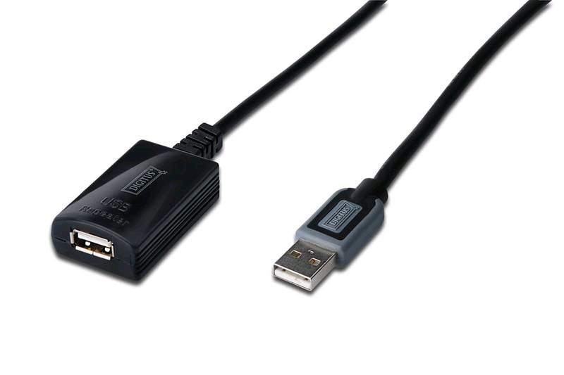 Digitus kábel repeater USB 2.0 1x male USB A-type, 1x female USB A-type 10m (DA-73100) Digitus kábel repeater USB 2.0 1x male USB A-type, 1x female USB A-type 10m (DA-73100)
