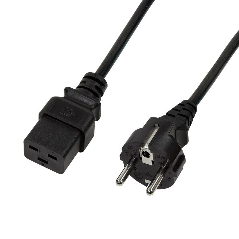 Logilink Tápkábel CEE 7/7 (90 ) IEC C19 1 m (CP151)