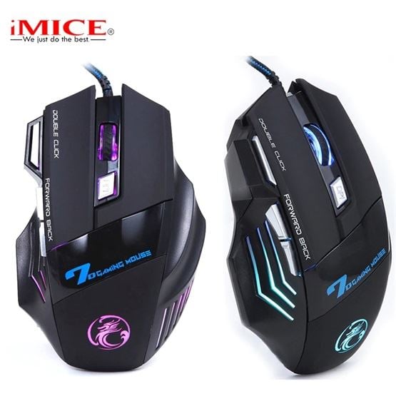 iMice X7 optikai Gaming egér fekete
