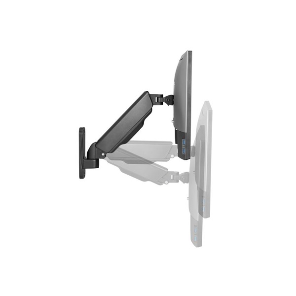 Equip  650136  17"-32" 1 monitor  dönthető  forgatható  állítható magasság Monitor Fali konzol  fekete 