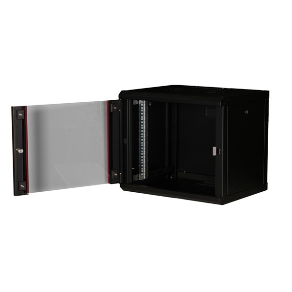 Equip EPM-09-6045-B-CBAA 19" 9U 600x450mm Fali Rackszekrény Fekete Equip EPM-09-6045-B-CBAA 19" 9U 600x450mm Fali Rackszekrény Fekete