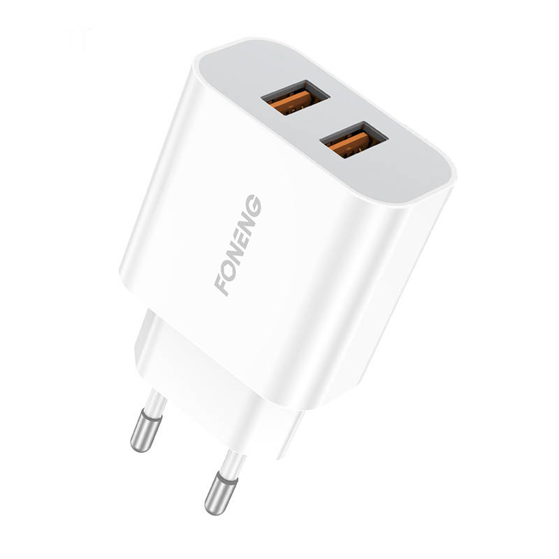 Fast charger Foneng 2x USB EU45 + USB Micro cable Fast charger Foneng 2x USB EU45 + USB Micro cable