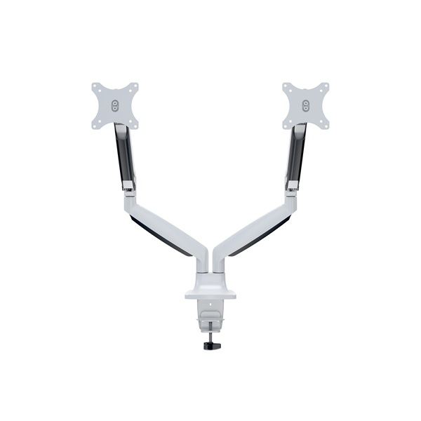 MULTIBRACKETS  M Deskmount Gas Spring Dual  15-27" max.VESA: 100x100 mm  9 kg  2 karos asztali konzol Fehér
