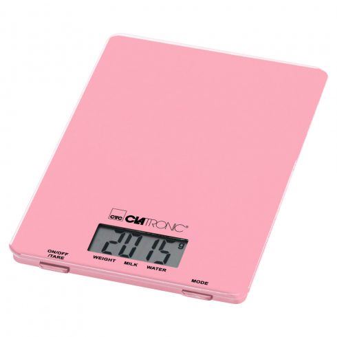 Clatronic KW 3626 digitális konyhai mérleg rózsaszín