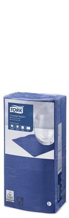 Tork Advanced szalvéta 1/4 hajtogatott, 2 rétegű 24x24cm (200 db/csomag) kék  (477825)