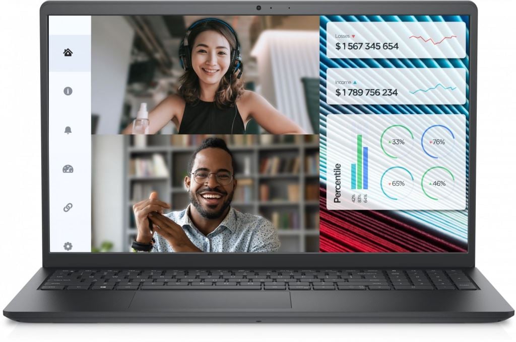 DELL Vostro 3520 Laptop Core i7 1255U 8GB 512GB SSD Win 10 Pro fekete (N1608PVNB3520EMEA01)