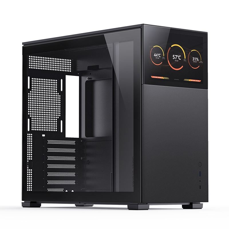 Jonsbo D41 STD SCREEN Black táp nélküli ablakos ház fekete Jonsbo D41 STD SCREEN Black táp nélküli ablakos ház fekete