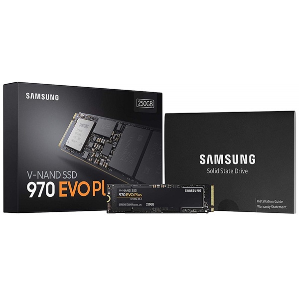 250GB Samsung 970 EVO Plus M.2 SSD meghajtó (MZ-V7S250BW)