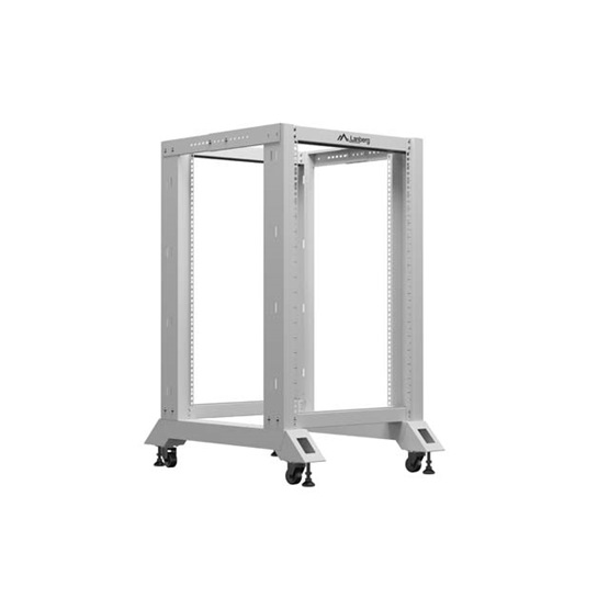 Lanberg 19" 18U 600x800 szabadon álló rack keret Szürke