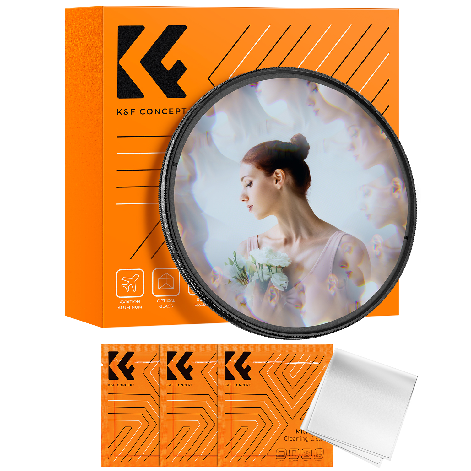 K&F Concept Nano-B Series kaleidoszkóp, effekt szűrő, 58mm K&F Concept Nano-B Series kaleidoszkóp, effekt szűrő, 58mm