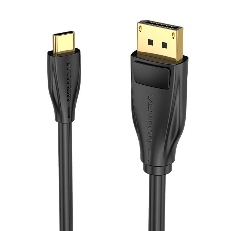 USB-C to DisplayPort 8K HD Cable 1.5m Vention CGYBG (Black) USB-C to DisplayPort 8K HD Cable 1.5m Vention CGYBG (Black)