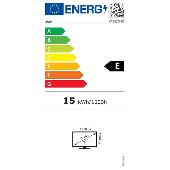 Acer 21,5" KA222QE0bi ZeroFrame FreeSync IPS 100Hz  Monitor