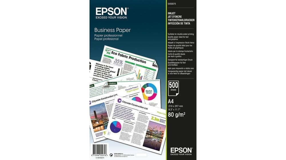 Epson C13S450075 Business nyomtatópapír A4 500 lap Epson C13S450075 Business nyomtatópapír A4 500 lap