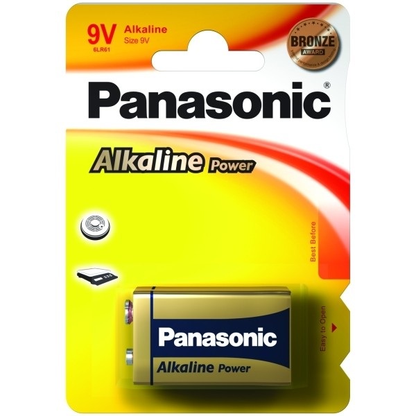 Panasonic 9V Alkáli elem Alkaline Power (1db / csomag) (6LR61APB/1BP; 6LF22APB/1BP) Panasonic 9V Alkáli elem Alkaline Power (1db / csomag) (6LR61APB/1BP; 6LF22APB/1BP)