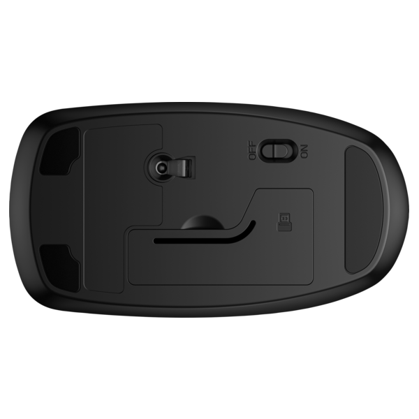HP Slim 235 Vezeték nélküli egér Fekete