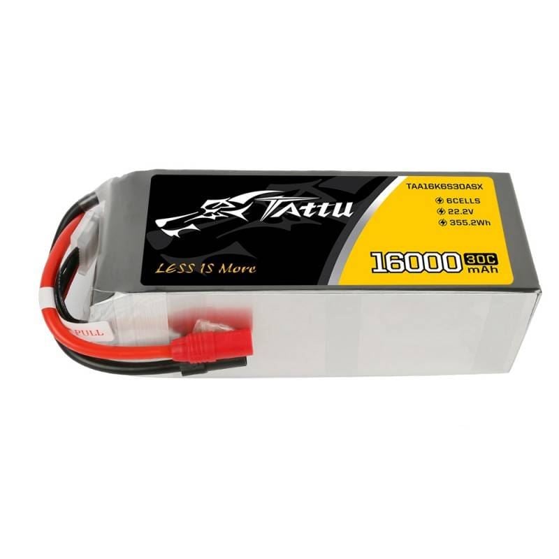 Tattu LiPo 16000mAh 22.2V 30C 6S1P AS150 + XT150 akkumulátor (TAA16K6S30ASX) Tattu LiPo 16000mAh 22.2V 30C 6S1P AS150 + XT150 akkumulátor (TAA16K6S30ASX)
