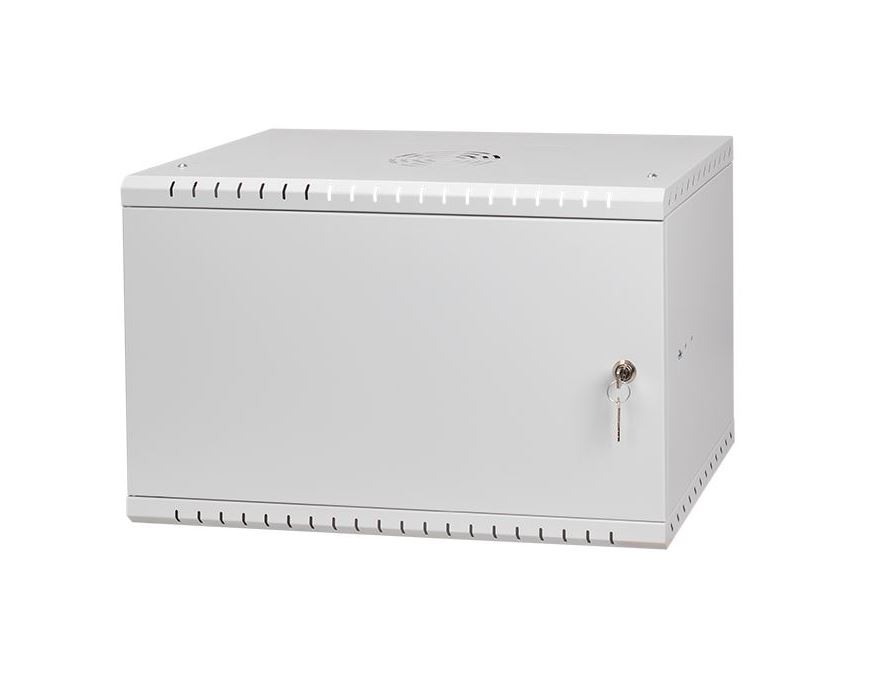 Stalflex 6U fali rack szekrény 19" 450mm szürke