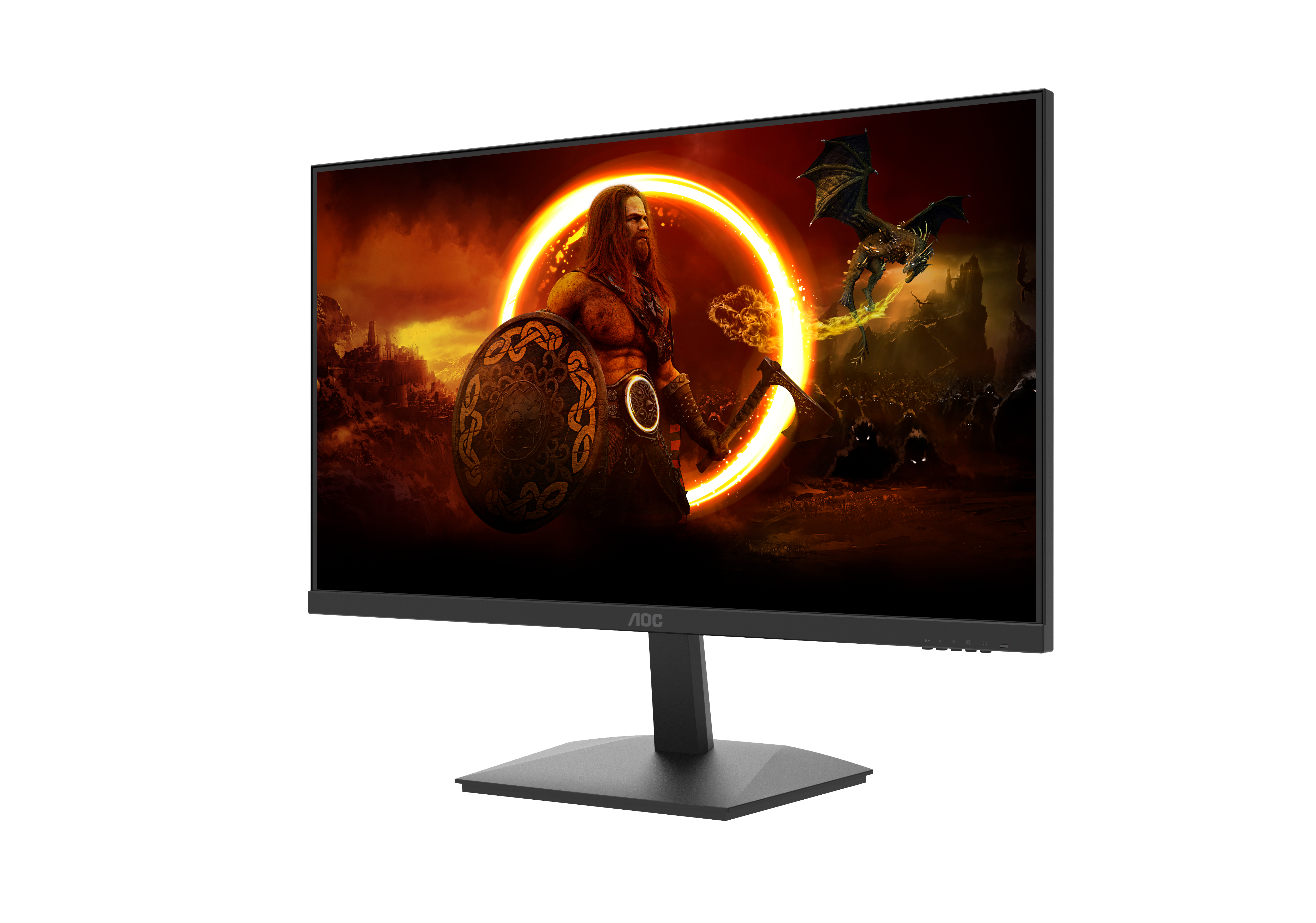 AOC 23.8" 24G15N2 Monitor - 1920x1080, Full HD, LED, VA, 180Hz, 1ms, Hangszóró, Gamer, Fekete