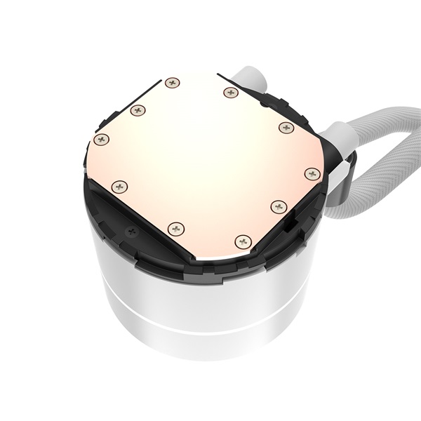 ID-Cooling  ZOOMFLOW 240 XT V2 WHITE  25dB 2x12cm  A-RGB LED CPU Water Cooler Fehér
