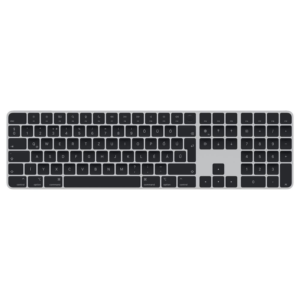 Apple Magic Keyboard Touch ID-val és számbillentyűzettel Apple chipes Machez fekete billentyűkkkel (MMMR3MG/A)