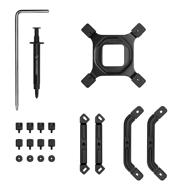 DeepCool AK700 DIGITAL NYX  28dB  max  131,21 m3/h  4pin csatlakozó  7 db heatpipe  12cm PWM CPU Cooler
