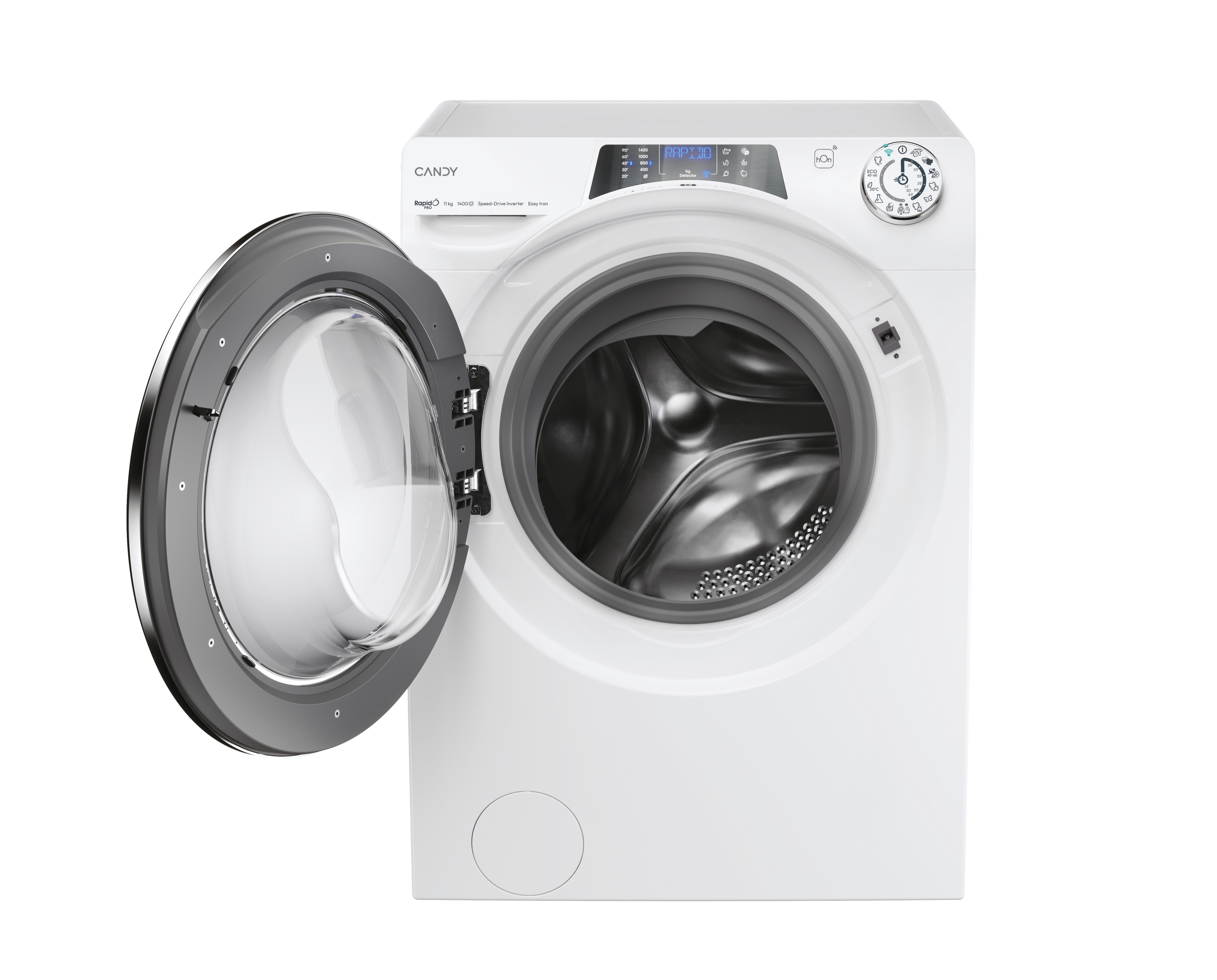 Candy RP 4116BWMBC/1-S Elöltöltős mosógép – 11 kg, 1400 ford./perc, A Energiaosztály, Wi-Fi + Bluetooth, Mix Power System, Baba program, Snap&Wash