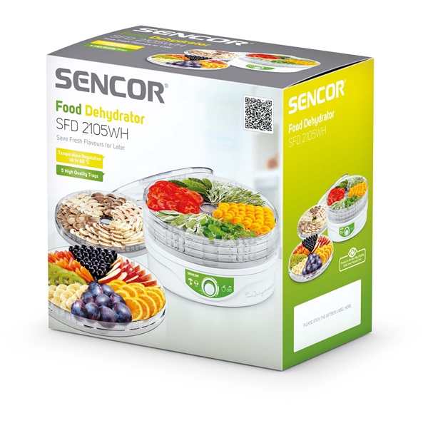 Sencor SFD 2105WH gyümölcsaszaló Sencor SFD 2105WH gyümölcsaszaló