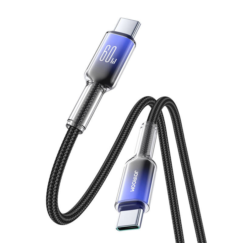 Joyroom S-A42 60W USB-C kábel 1.2m fekete
