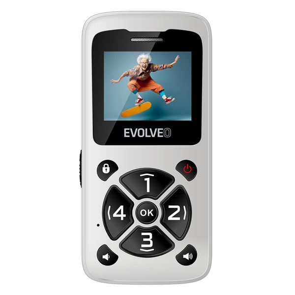 Evolveo EasyPhone ID (EP400) fehér mobiltelefon