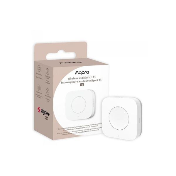 AQARA T1 Zigbee vezeték nélküli nyomógomb, távirányító Zigbee 3.0 WB-R02D (AQA-KIE-BUT-T1)
