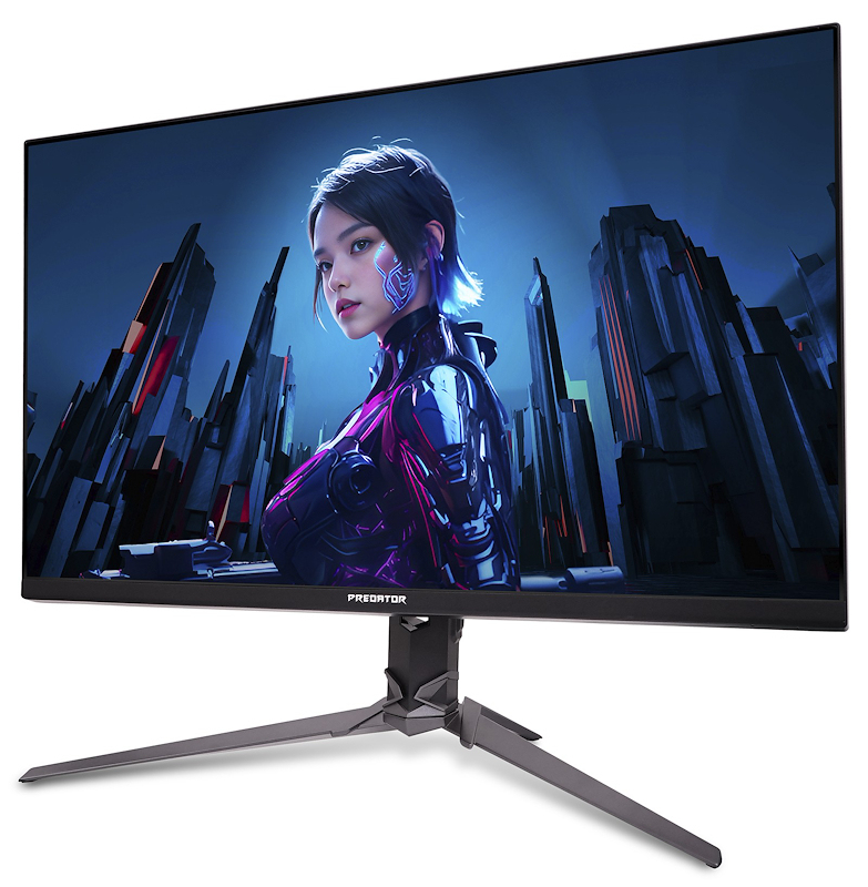 Acer 31.5" Predator XB323QUPbmiiprx Monitor - 2560x1440, QHD, LED, IPS, 180Hz, 1ms, Hangszóró, FreeSync, Gamer, Fekete