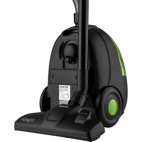 SENCOR SVC 510GR-EUE2 Porzsák nélküli porszívó, portartály: 1,5L, 890W, Zöld