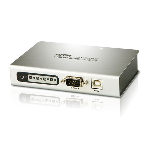 ATEN átalakító USB RS232 4 portos (UC2324-AT)