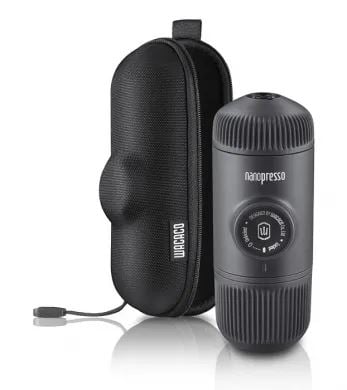 Wacaco WNANO-G+C Nanopresso szürke hordozható kávéfőző őrölt kávéhoz + kemény védőtok Wacaco WNANO-G+C Nanopresso szürke hordozható kávéfőző őrölt kávéhoz + kemény védőtok