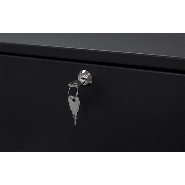 Stalflex 3U fali rack szekrény 19" 180mm fekete (CR19-3U-180-B)