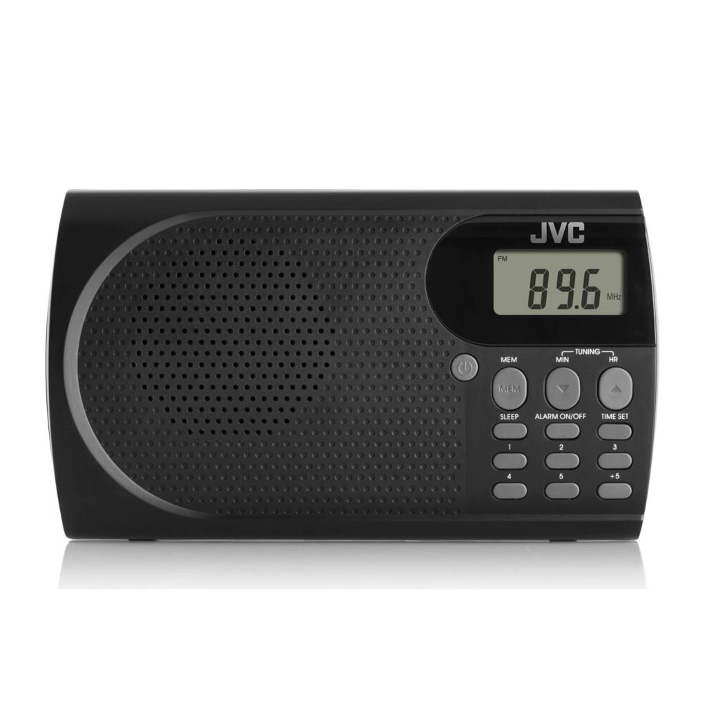 JVC RA-E431B hordozható FM rádió fekete