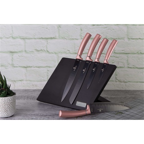 Berlinger Haus BH/2516 KÉSKÉSZLET 6 RÉSZES MÁGNESES ÁLLVÁNNYAL Berlinger Haus BH/2516 KÉSKÉSZLET 6 RÉSZES MÁGNESES ÁLLVÁNNYAL