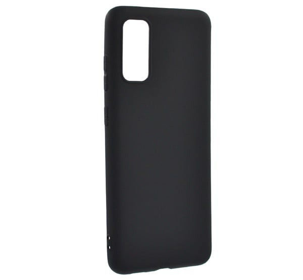 Szilikon telefonvédő (matt) FEKETE [Samsung Galaxy S20 5G (SM-G981U)]