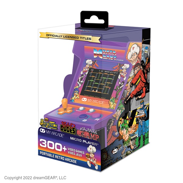MY ARCADE Data East Micro Player Hordozható