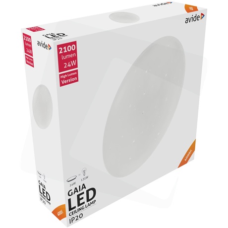 Avide ACLO38NW-24W-GAI LED GAIA 24W Mennyezeti Lámpa Avide ACLO38NW-24W-GAI LED GAIA 24W Mennyezeti Lámpa