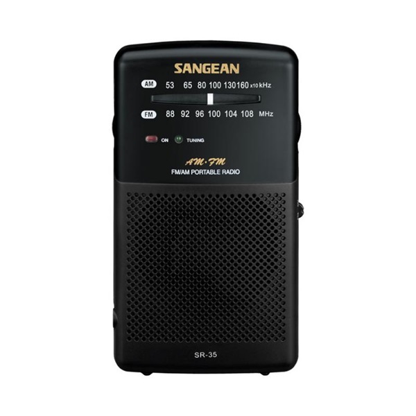 Sangean SR-35 hordozható analóg AM/FM zsebrádió Sangean SR-35 hordozható analóg AM/FM zsebrádió