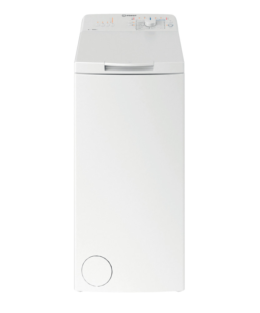 Indesit BTW L60400 EE/N Felültöltős mosógép – 6 kg, 951 ford./perc, C Energiaosztály, Extra Mosás opció 